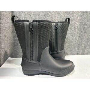 Bogs Crandall II Mid Shaft Zip Waterproof Boots Black Women’s Size 8M
